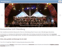 Tablet Screenshot of lehrergesangverein.de